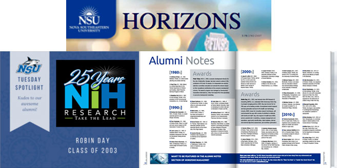 NIHR Principal Robin Day Featured in Nova Southeastern University Horizons Magazine